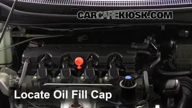 2014 Honda Civic LX 1.8L 4 Cyl. Sedan Aceite Agregar aceite